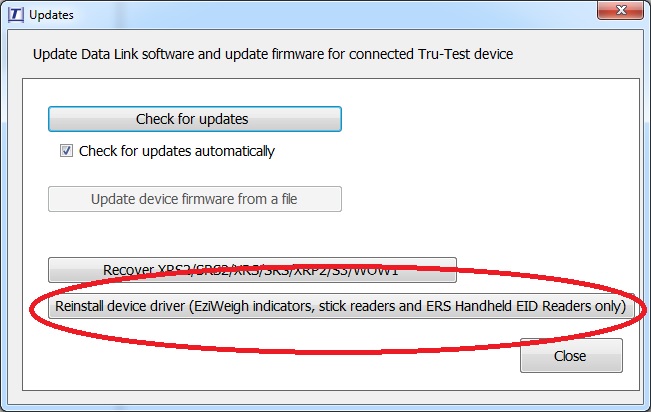 Tru-Test Datalink Driver Reinstall